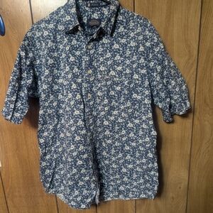 Kenneth Gordon Blue Floral Casual Shirt
